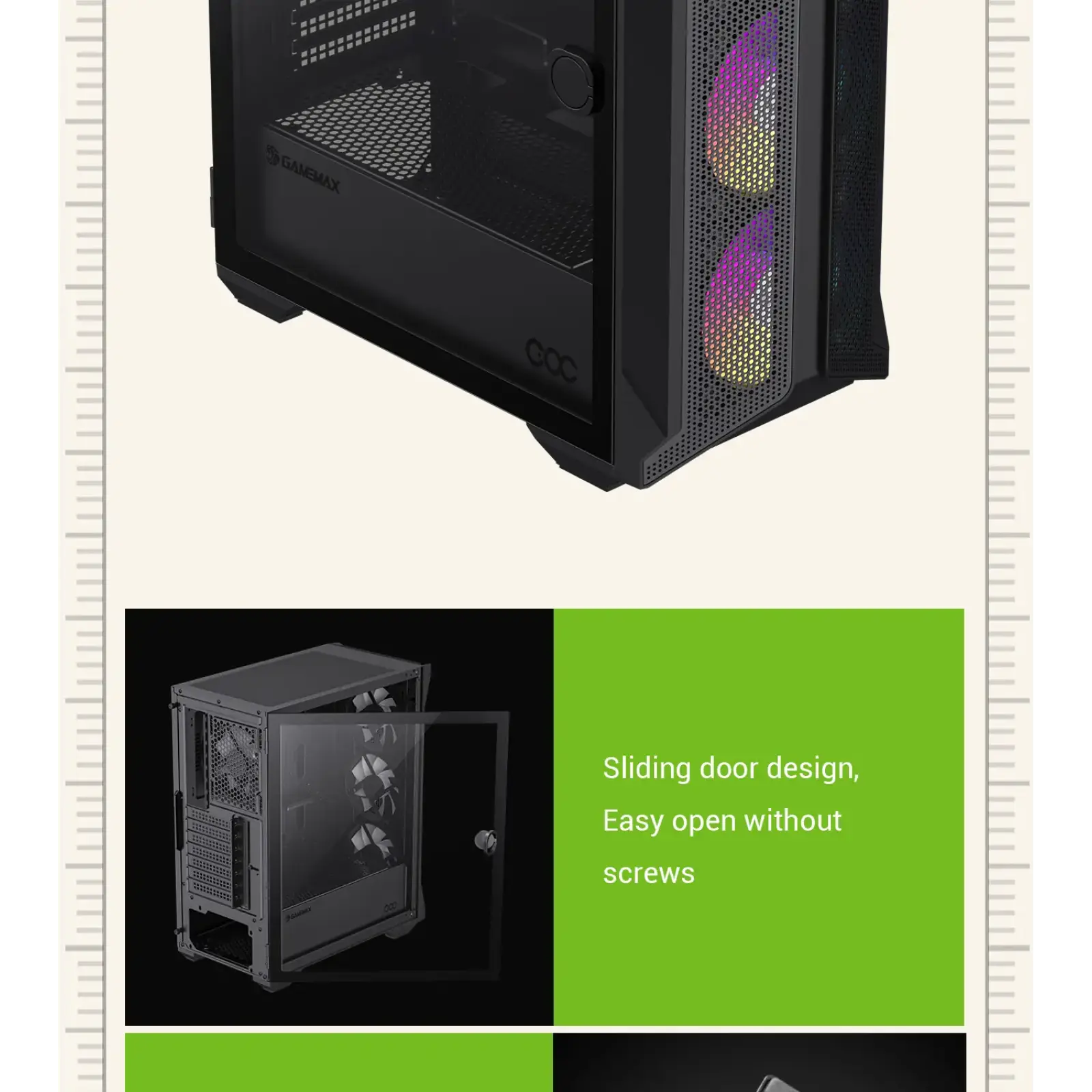 Корпус Gamemax Brufen COC б/БП UA