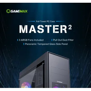 Корпус GAMEMAX Full Tower ATX без блока питания MASTER 2 UA
