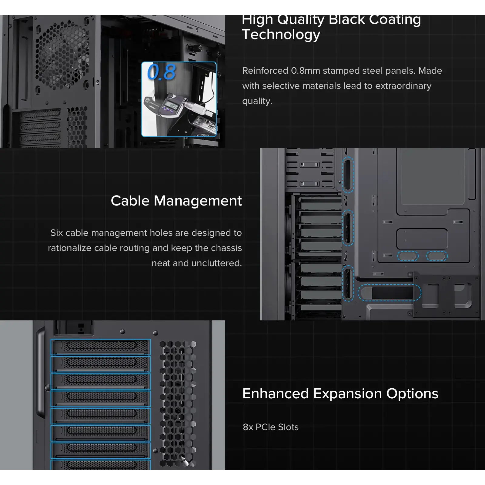 Корпус GAMEMAX Full Tower ATX без блока питания MASTER 2 UA