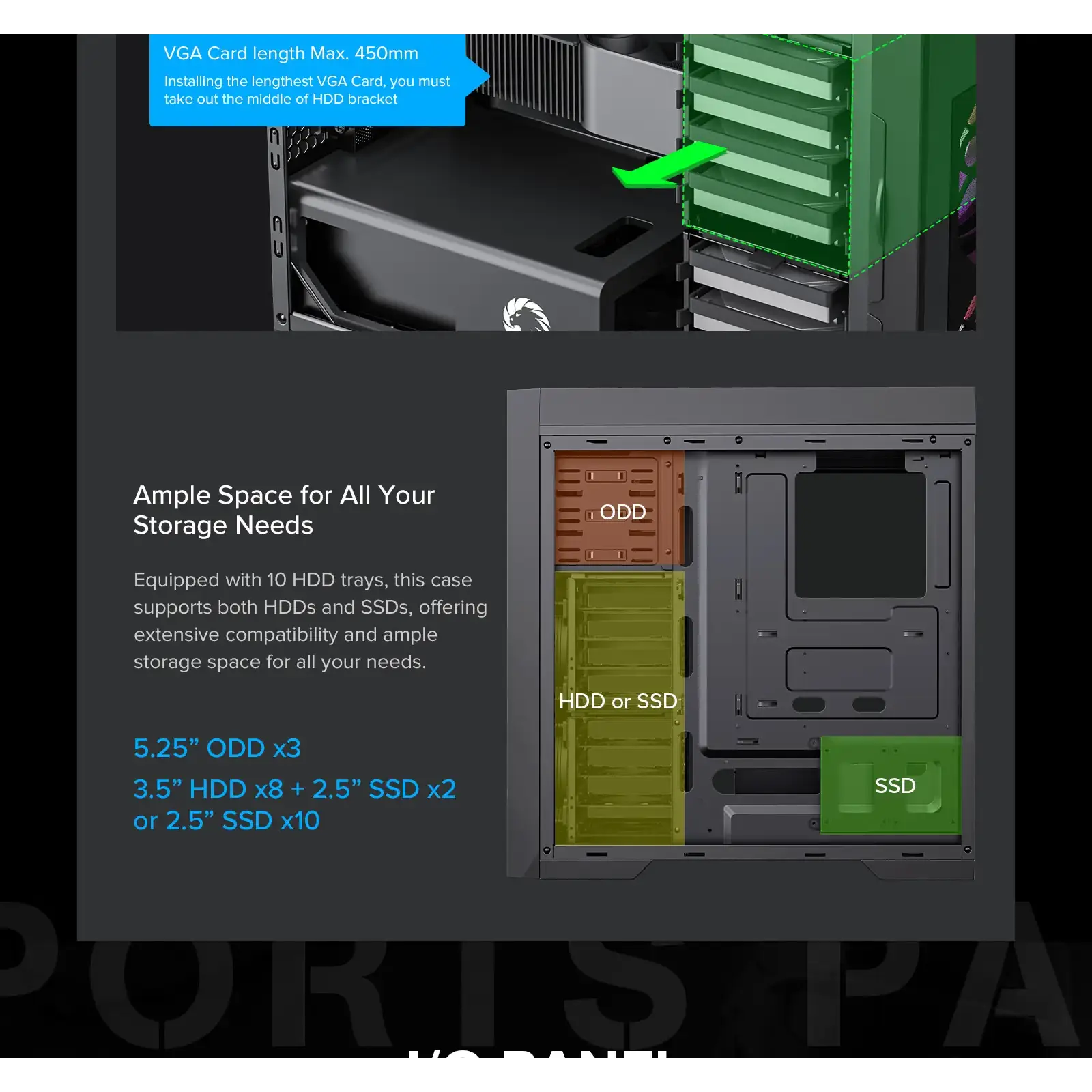 Корпус GAMEMAX Full Tower ATX без блока питания MASTER 2 UA