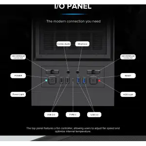 Корпус GAMEMAX Full Tower ATX без блока живлення MASTER 2 UA