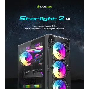 Корпус Gamemax Starlight 2 AB б/БП UA