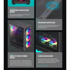 Корпус Gamemax Starlight 2 AB б/БП UA