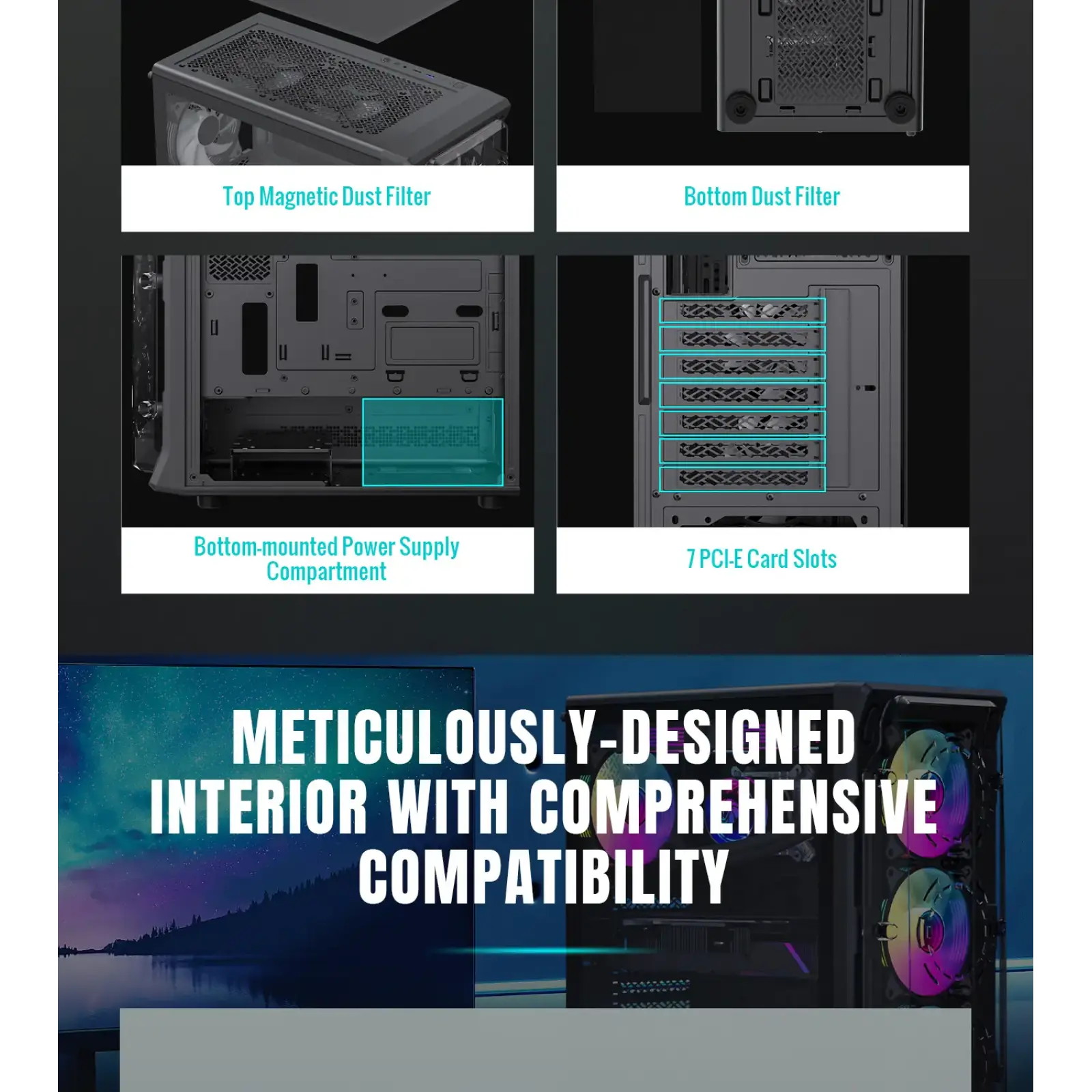 Корпус Gamemax Starlight 2 AB б/БП UA