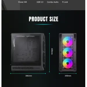 Корпус Gamemax Starlight 2 AB б/БЖ UA
