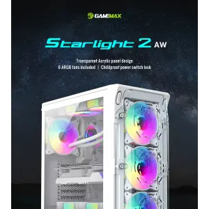 Корпус Gamemax Starlight 2 AB б/БП UA