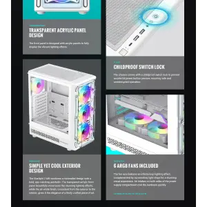 Корпус Gamemax Starlight 2 AB б/БП UA