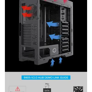 Корпус GAMEMAX Full Tower ATX без блока живлення TiTan Silent 2 UA