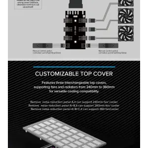 Корпус GAMEMAX Full Tower ATX без блока живлення TiTan Silent 2 UA