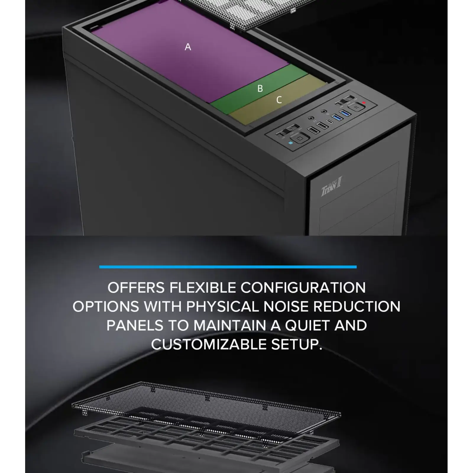 Корпус GAMEMAX Full Tower ATX без блока живлення TiTan Silent 2 UA