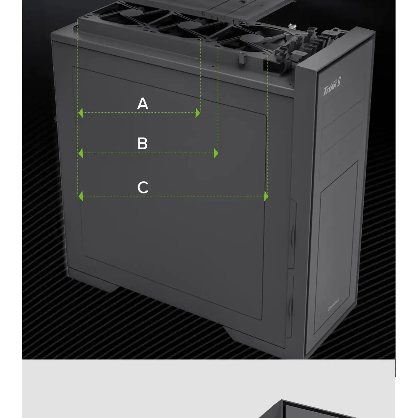 Корпус GAMEMAX Full Tower ATX без блока живлення TiTan Silent 2 UA