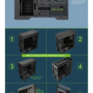 Корпус GAMEMAX Full Tower ATX без блока живлення TiTan Silent 2 UA