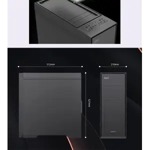 Корпус GAMEMAX Full Tower ATX без блока живлення TiTan Silent 2 UA