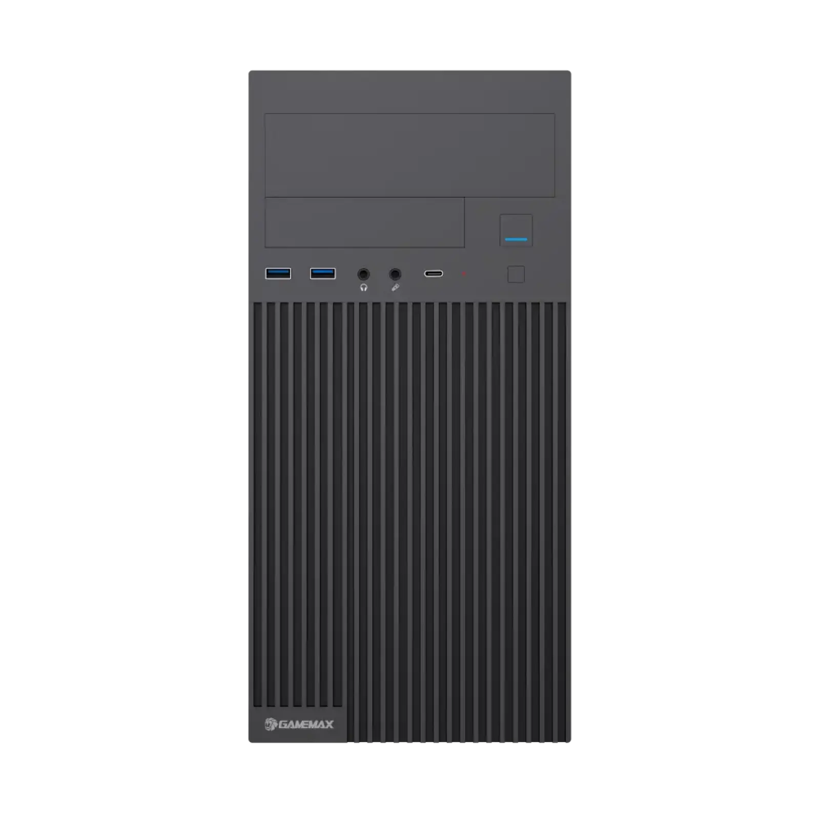 Корпус GAMEMAX Micro-ATX без блока живлення 2usb3.0 , typ e-C , HD audio MT-321-NP-2U3 UA