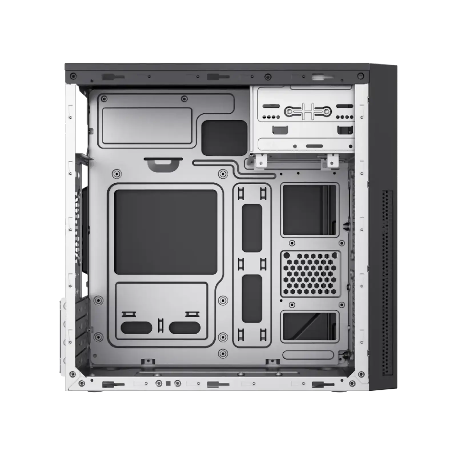 Корпус GAMEMAX Micro-ATX без блока живлення 2usb3.0 , typ e-C , HD audio MT-321-NP-2U3 UA