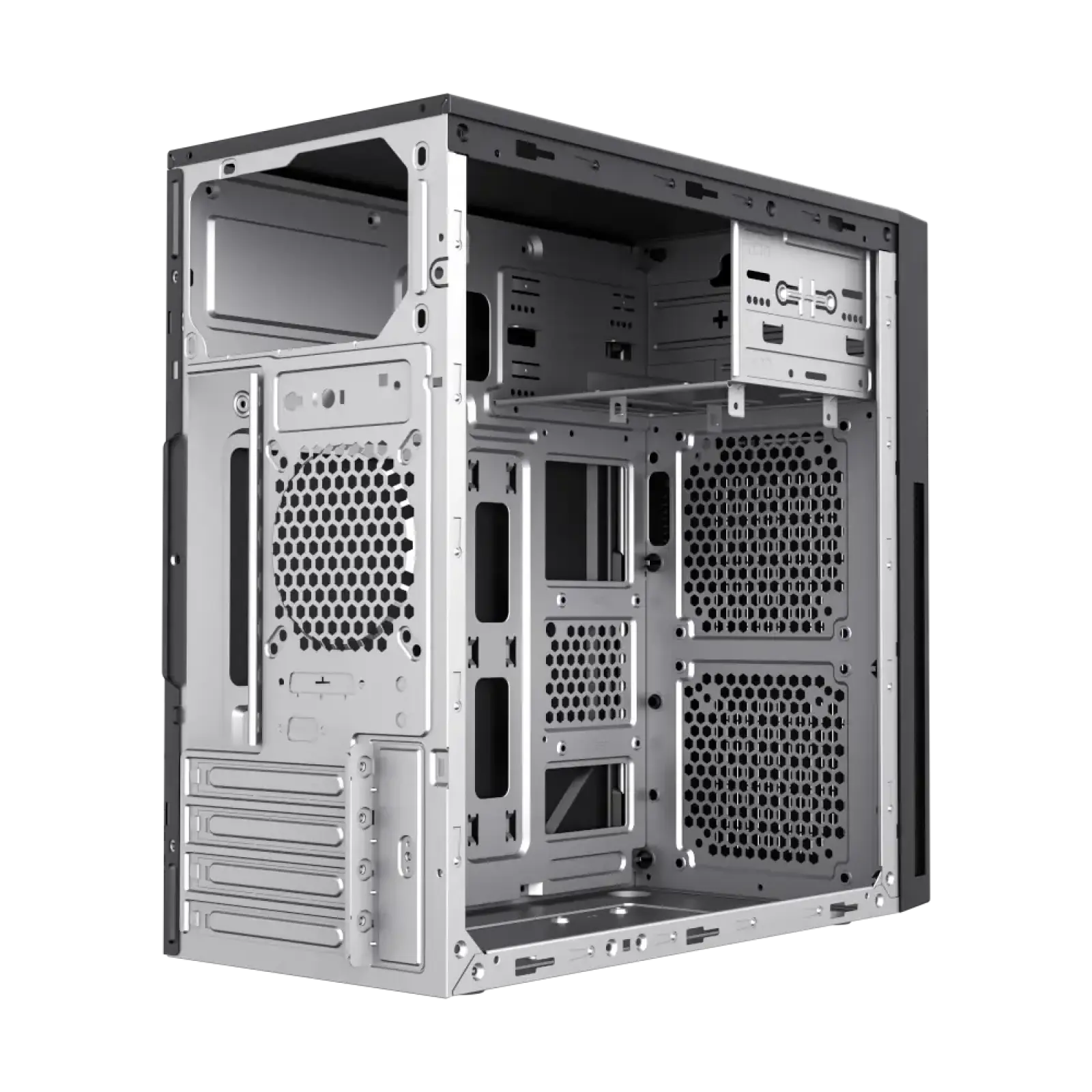 Корпус GAMEMAX Micro-ATX без блока живлення 2usb3.0 , typ e-C , HD audio MT-321-NP-2U3 UA