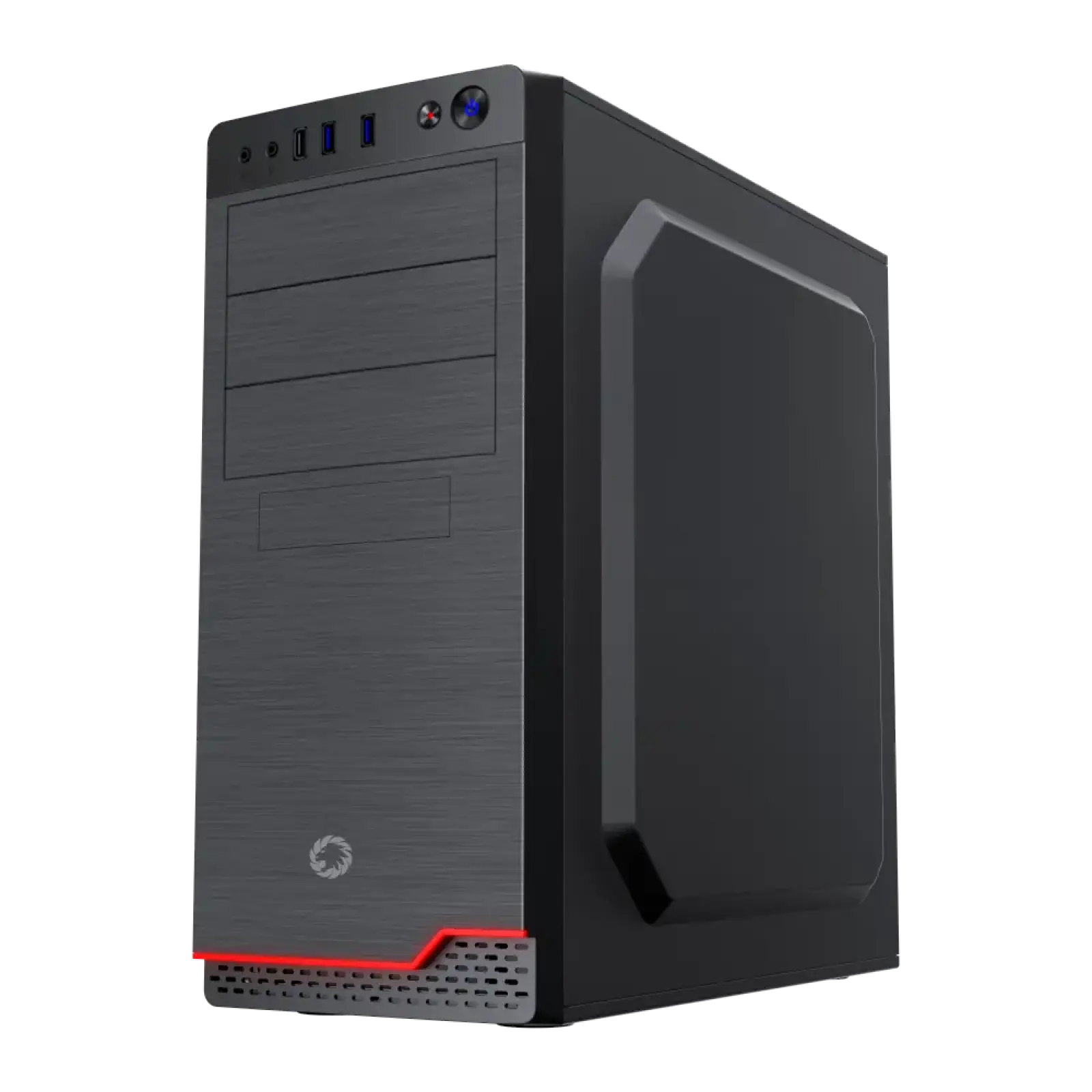 Корпус Gamemax MT519-NP-2U3-CR б/БП UA