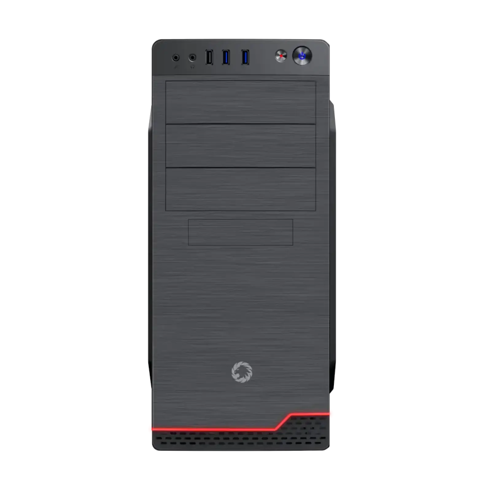 Корпус Gamemax MT519-NP-2U3-CR б/БП UA