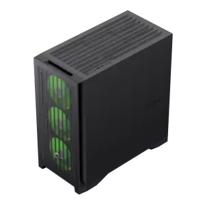 Корпус GAMEMAX Tower E-ATX без блока живлення , загартован е скло E-ATX,ATX, M-ATX,ITX, Tempered Glass,Mesh,2 LEADER 2 BK UA