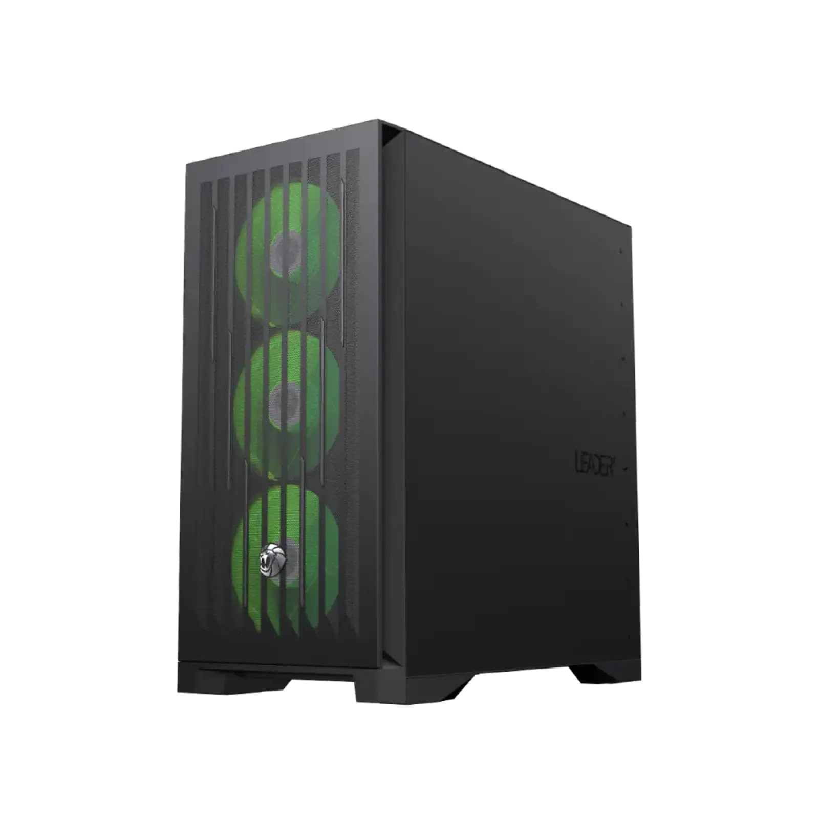 Корпус GAMEMAX Tower E-ATX без блока живлення , загартован е скло E-ATX,ATX, M-ATX,ITX, Tempered Glass,Mesh,2 LEADER 2 BK UA