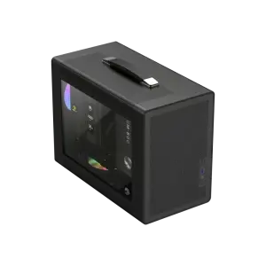 Корпус GAMEMAX Mini Tower без блока живлення U-ATX(244*185 mm),  FLEX-ATX(229*191mm)、ITX(170*170mm), 1*usb 3. Spark Air BK UA