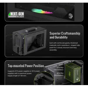 Корпус GameMax Spark Air BK Без БЖ UA