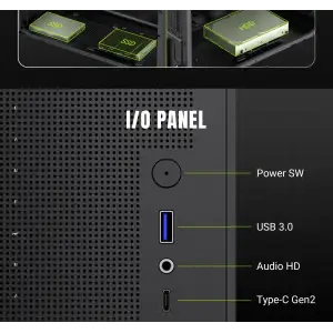 Корпус GameMax Spark Air BK Без БЖ UA