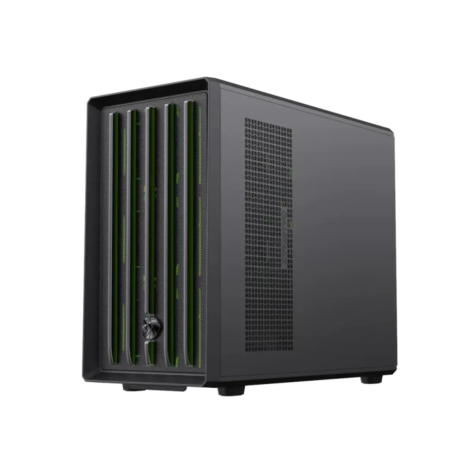 Корпус GAMEMAX М-ATX без блока живлення , загартоване скло , пластик M-ATX,ITX USB 3.0*1, Type -C*1, RGB Co Claw 360 BK UA