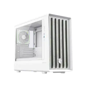 Корпус GAMEMAX М-ATX без блока живлення , загартоване скло , пластик M-ATX,ITX USB 3.0*1, Type -C*1, RGB Co Claw 360 WH UA