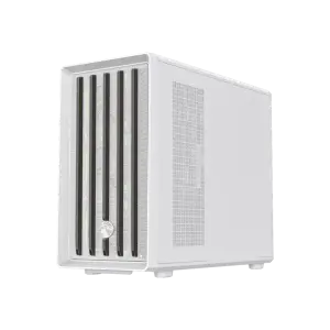 Корпус GAMEMAX М-ATX без блока живлення , загартоване скло , пластик M-ATX,ITX USB 3.0*1, Type -C*1, RGB Co Claw 360 WH UA