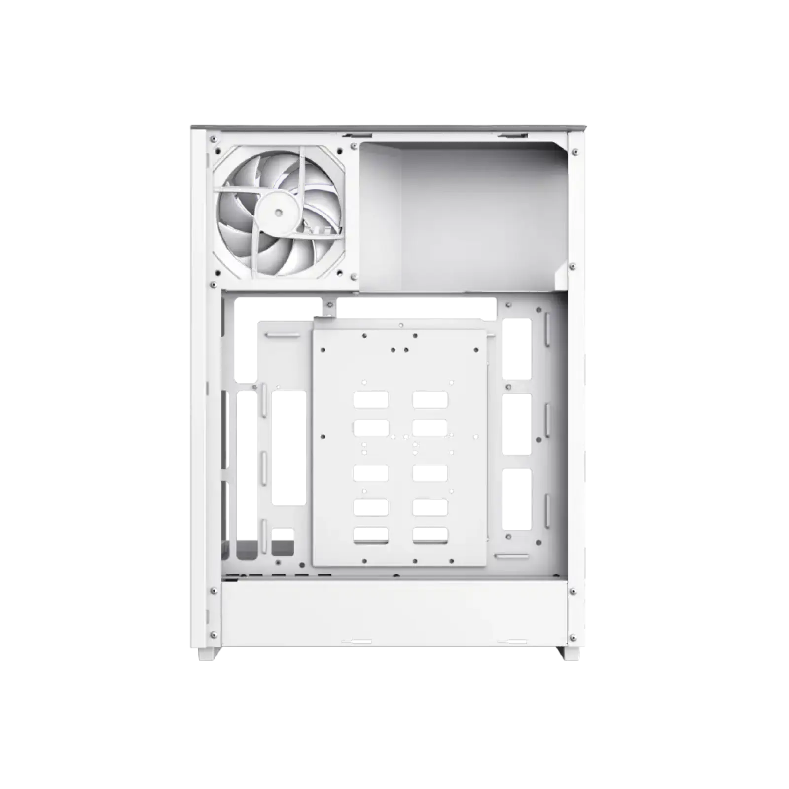 Корпус GAMEMAX М-ATX без блока живлення , загартоване скло , пластик,підтримує вертикальну установку відеокар T20 WH UA