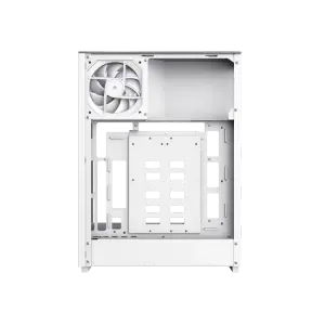 Корпус GAMEMAX М-ATX без блока живлення , загартоване скло , пластик,підтримує вертикальну установку відеокар T20 WH UA