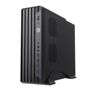 Корпус GAMEMAX mATX з блоком живлення SFX GS-400 80+ Bron ze 2usb2.0+2usb3.0+Type-C+CR, slim odd window on f ST-608-2U2-2U3-TYPE-C-CR-400W UA