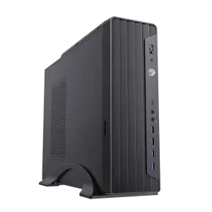 Корпус GAMEMAX mATX з блоком живлення SFX GS-400 80+ Bron ze 2usb2.0+2usb3.0+Type-C+CR, slim odd window on f ST-608-2U2-2U3-TYPE-C-CR-400W UA