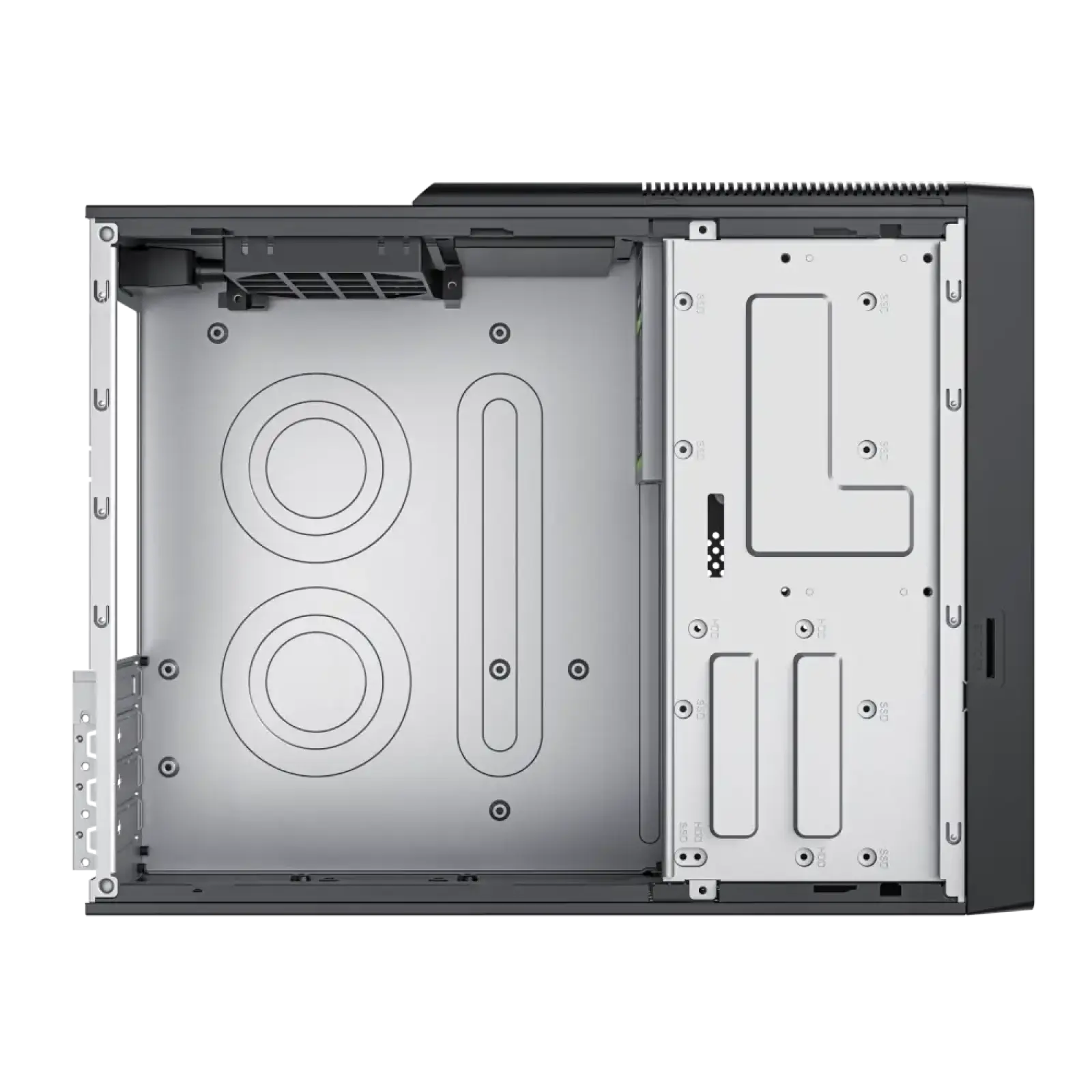 Корпус GAMEMAX mATX з блоком живлення SFX GS-400 80+ Bron ze 2usb2.0+2usb3.0+Type-C+CR, slim odd window on f ST-608-2U2-2U3-TYPE-C-CR-400W UA