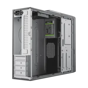 Корпус GAMEMAX mATX з блоком живлення SFX GS-400 80+ Bron ze 2usb2.0+2usb3.0+Type-C+CR, slim odd window on f ST-608-2U2-2U3-TYPE-C-CR-400W UA