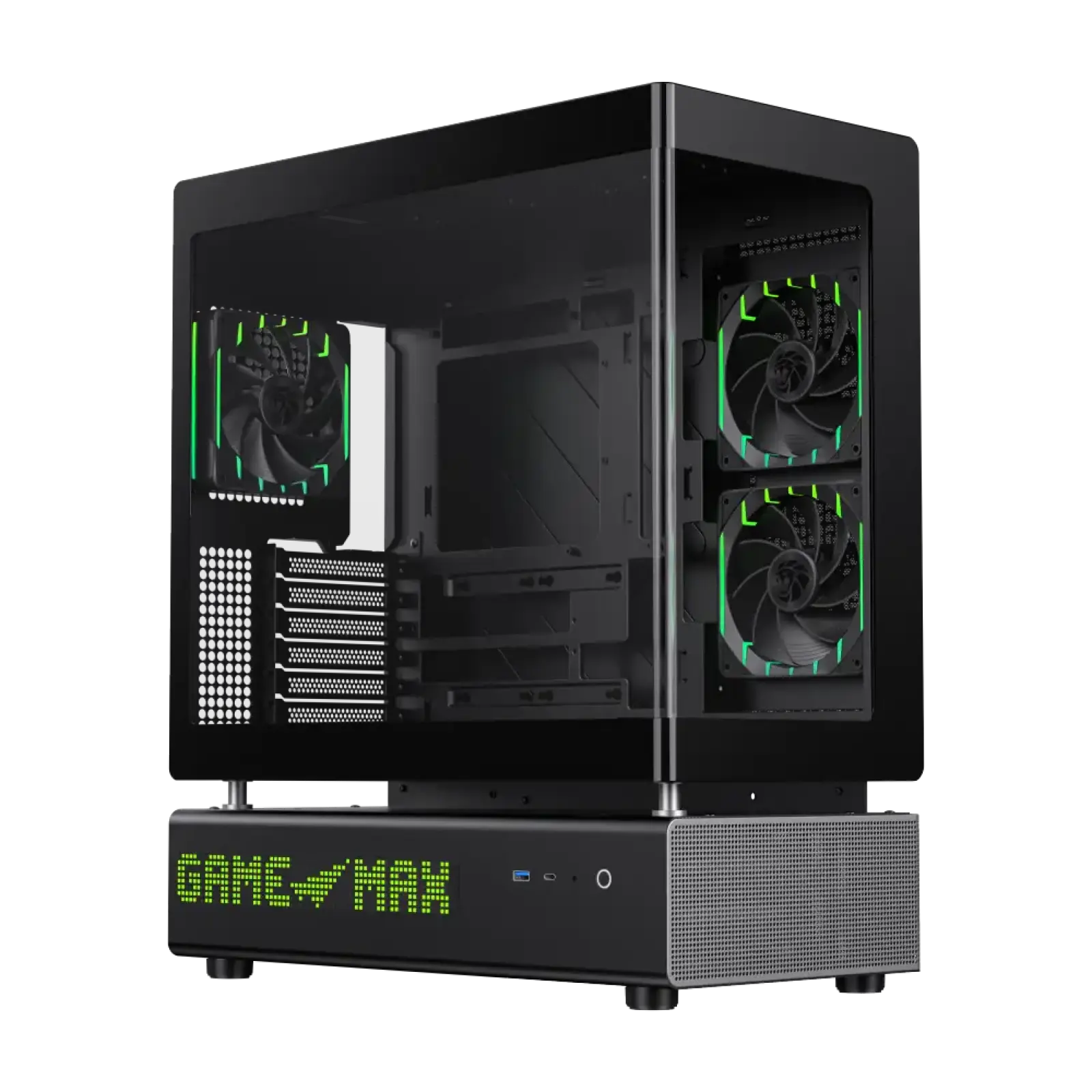 Корпус GAMEMAX комп'ютерний Mid Tower без блока живлення ATX,M-ATX,ITX. (Support BTF),Tempered Glass,Mesh,U N90 BG UA