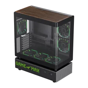 Корпус GAMEMAX комп'ютерний Mid Tower без блока живлення ATX,M-ATX,ITX. (Support BTF),Tempered Glass,Mesh,U N90 BG UA