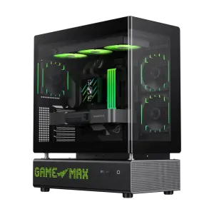 Корпус GAMEMAX комп'ютерний Mid Tower без блока живлення ATX,M-ATX,ITX. (Support BTF),Tempered Glass,Mesh,U N90 BG UA