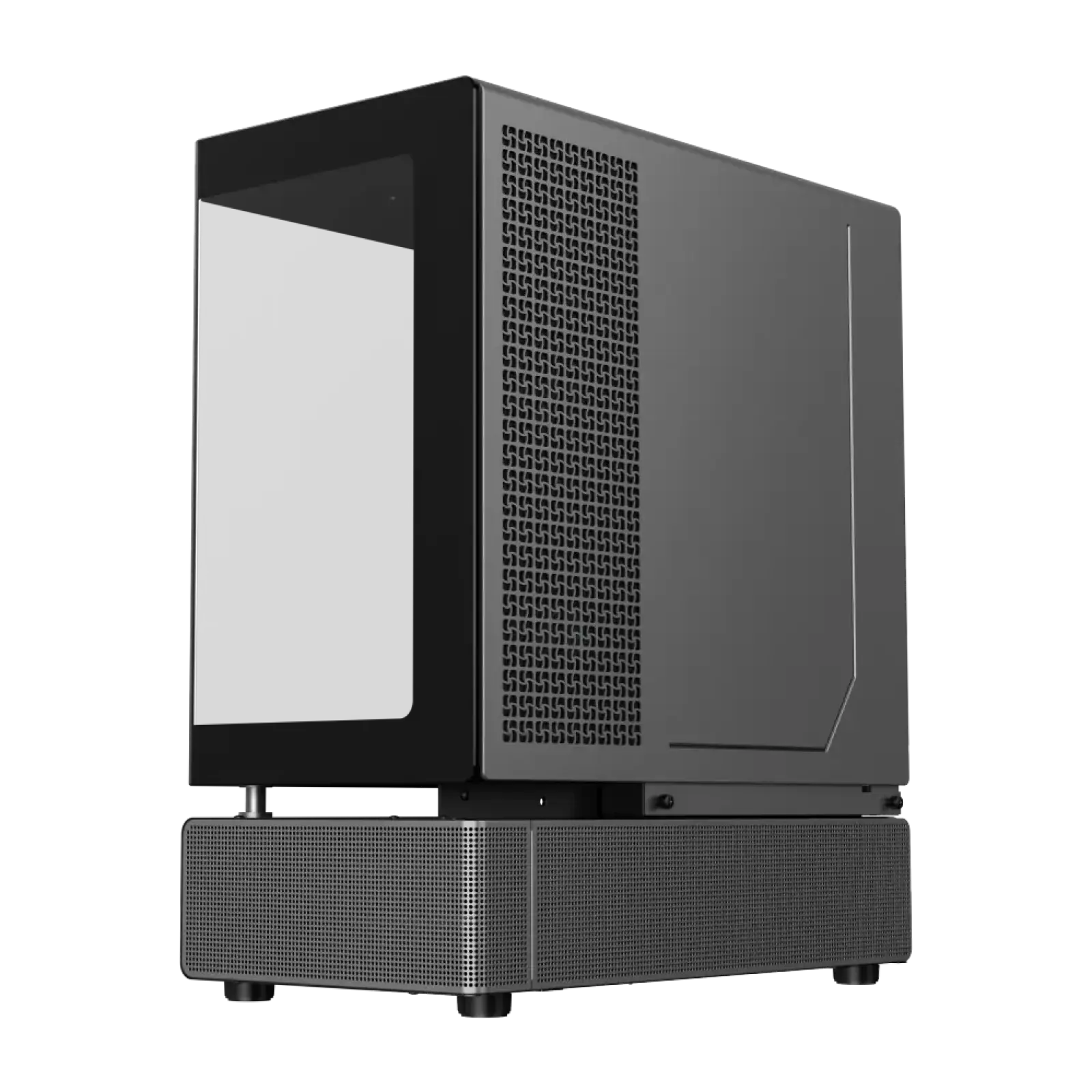 Корпус GAMEMAX комп'ютерний Mid Tower без блока живлення ATX,M-ATX,ITX. (Support BTF),Tempered Glass,Mesh,U N90 BG UA