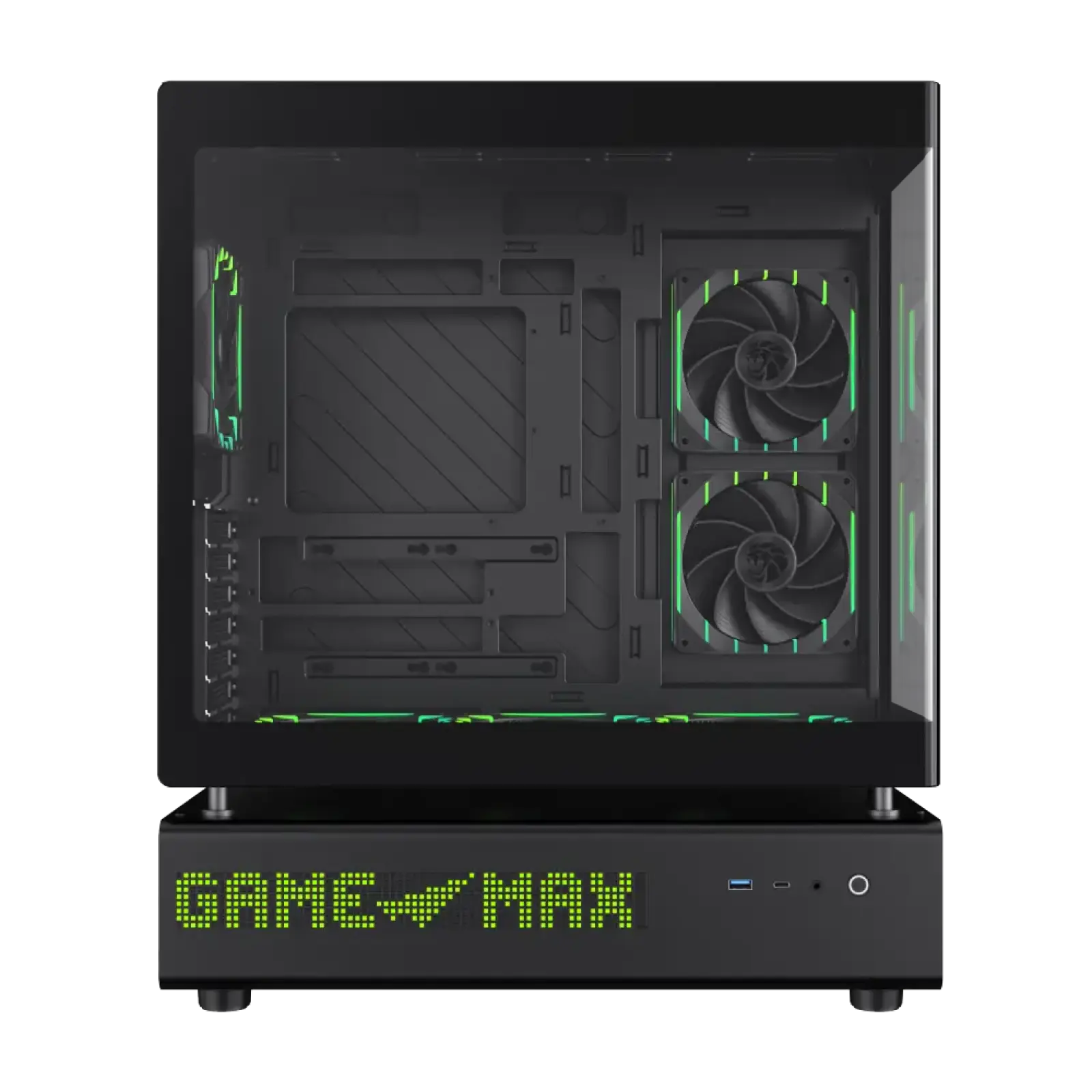 Корпус GAMEMAX комп'ютерний Mid Tower без блока живлення ATX,M-ATX,ITX. (Support BTF),Tempered Glass,Mesh,U N90 BG UA