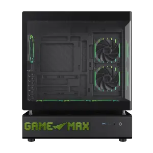 Корпус GAMEMAX комп'ютерний Mid Tower без блока живлення ATX,M-ATX,ITX. (Support BTF),Tempered Glass,Mesh,U N90 BG UA