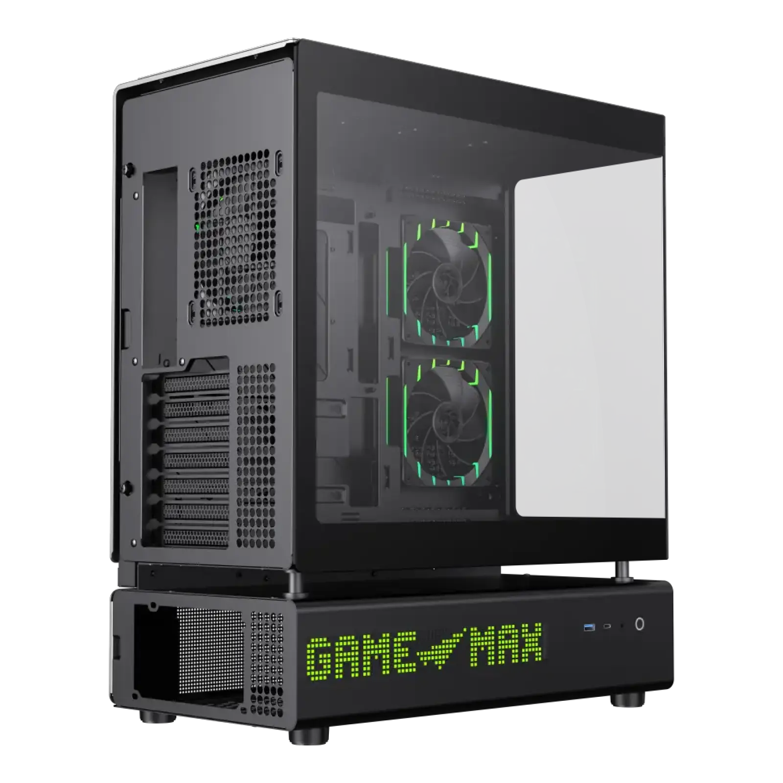 Корпус GAMEMAX комп'ютерний Mid Tower без блока живлення ATX,M-ATX,ITX. (Support BTF),Tempered Glass,Mesh,U N90 BG UA