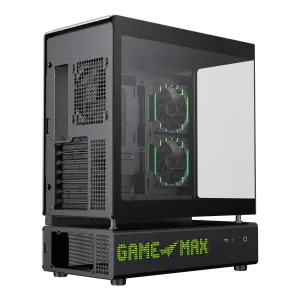 Корпус GAMEMAX комп'ютерний Mid Tower без блока живлення ATX,M-ATX,ITX. (Support BTF),Tempered Glass,Mesh,U N90 BG UA