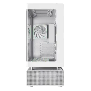 Корпус GAMEMAX комп'ютерний Mid Tower без блока живлення ATX,M-ATX,ITX. (Support BTF),Tempered Glass,Mesh,U N90 WH UA