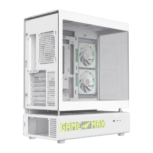 Корпус GAMEMAX комп'ютерний Mid Tower без блока живлення ATX,M-ATX,ITX. (Support BTF),Tempered Glass,Mesh,U N90 WH UA