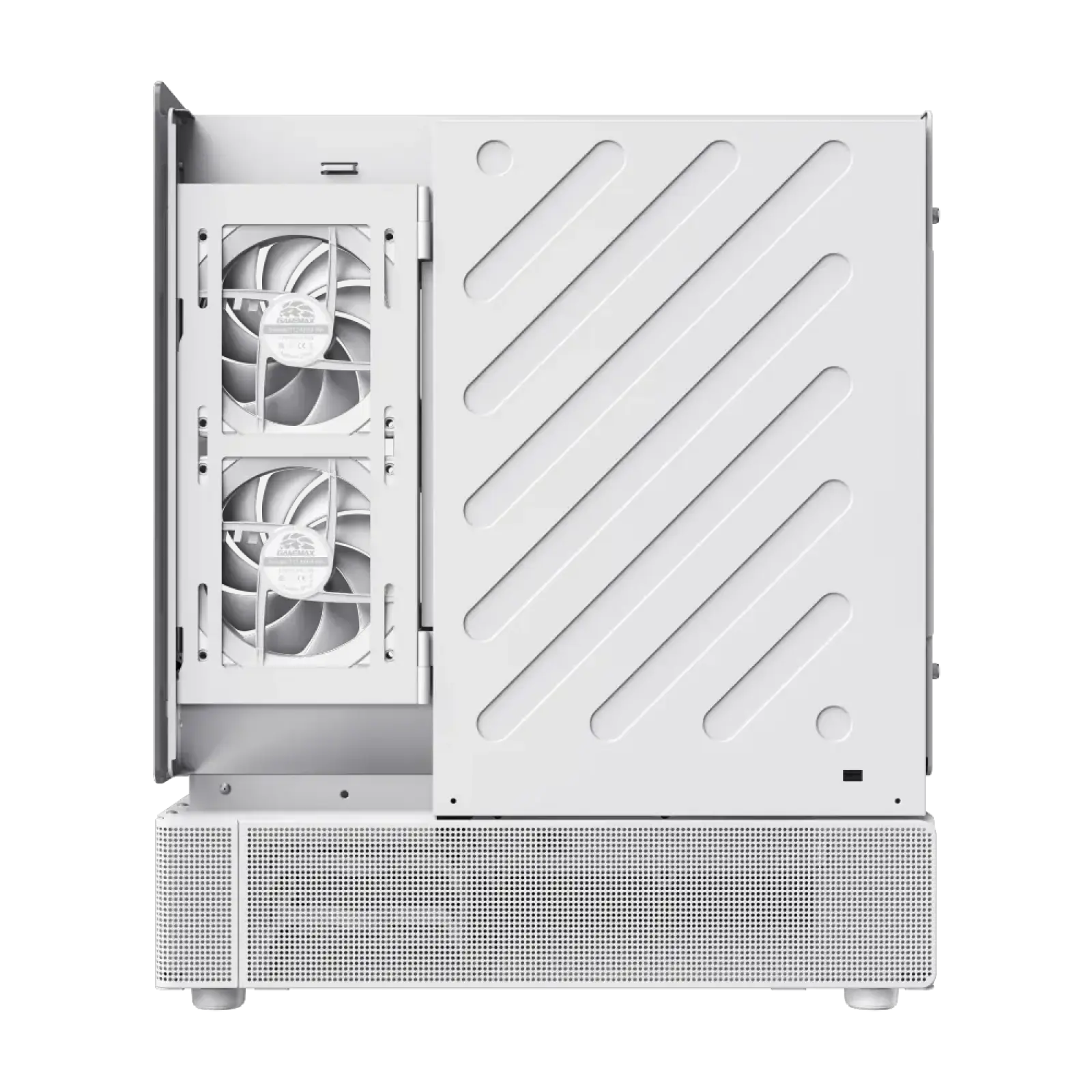 Корпус GAMEMAX комп'ютерний Mid Tower без блока живлення ATX,M-ATX,ITX. (Support BTF),Tempered Glass,Mesh,U N90 WH UA