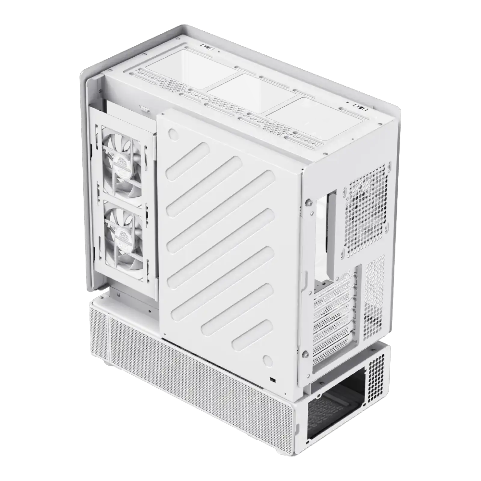 Корпус GAMEMAX комп'ютерний Mid Tower без блока живлення ATX,M-ATX,ITX. (Support BTF),Tempered Glass,Mesh,U N90 WH UA
