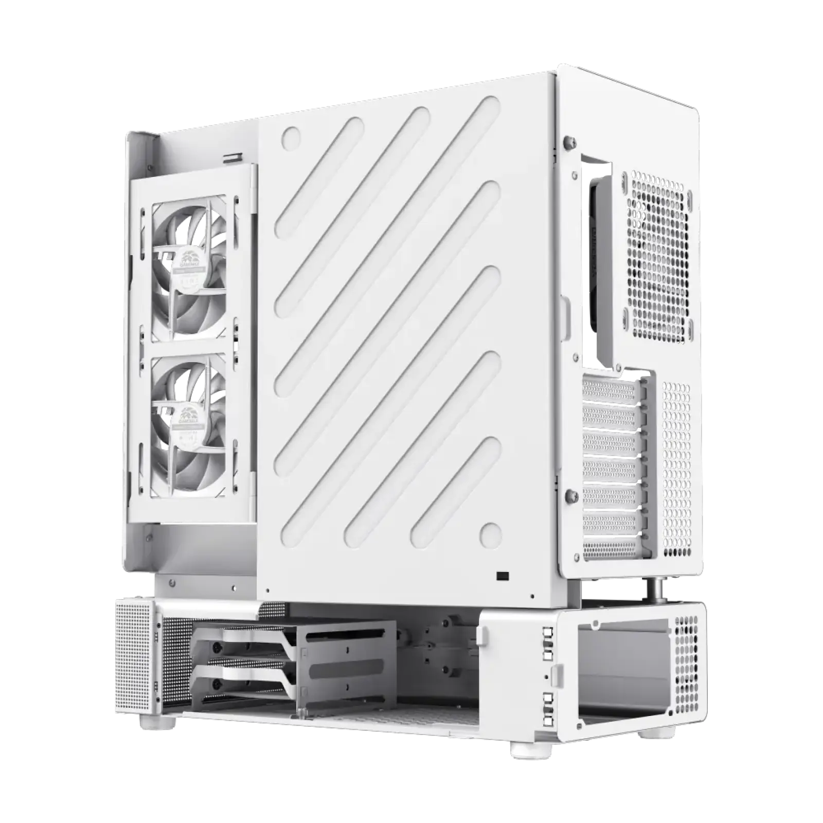 Корпус GAMEMAX комп'ютерний Mid Tower без блока живлення ATX,M-ATX,ITX. (Support BTF),Tempered Glass,Mesh,U N90 WH UA