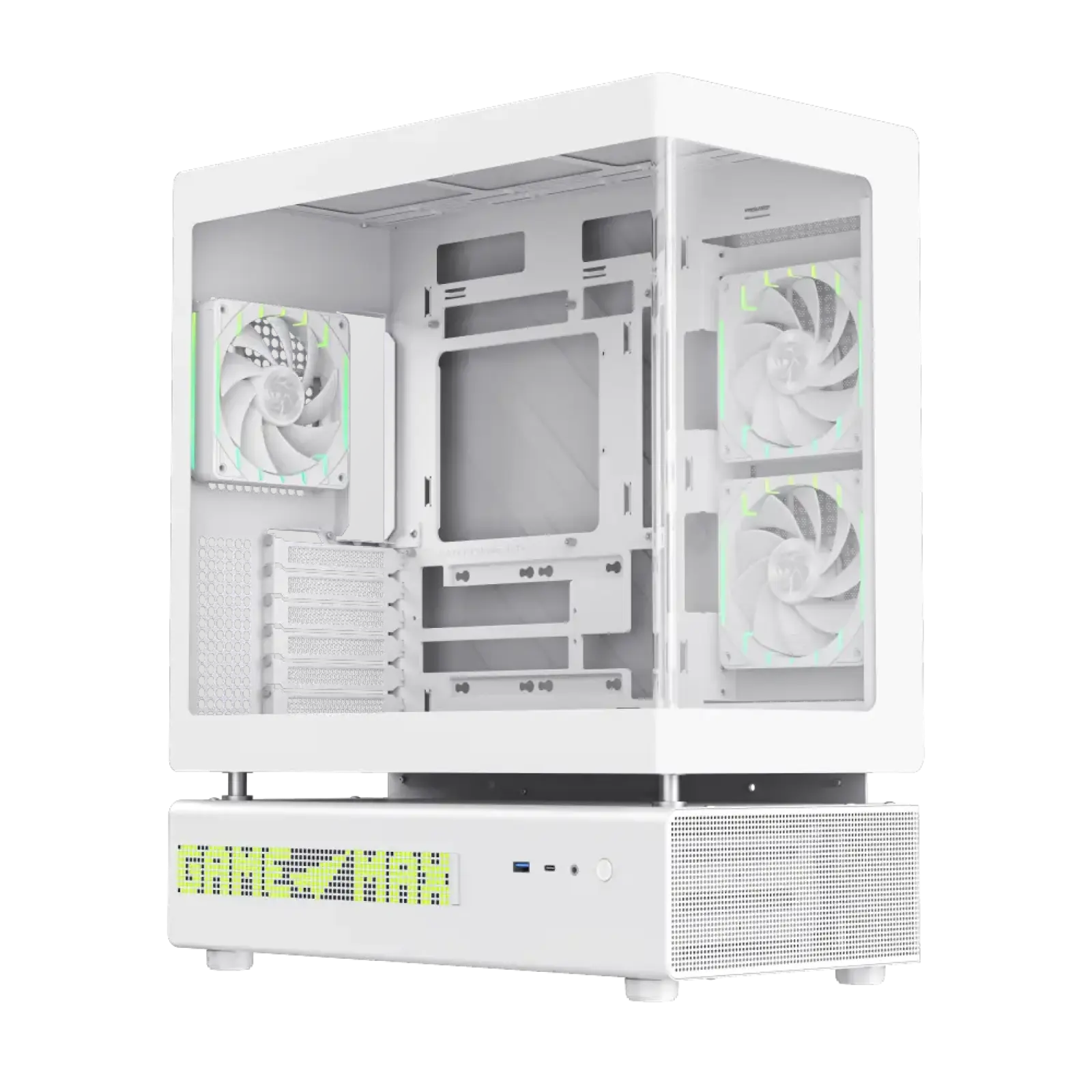 Корпус GAMEMAX комп'ютерний Mid Tower без блока живлення ATX,M-ATX,ITX. (Support BTF),Tempered Glass,Mesh,U N90 WH UA